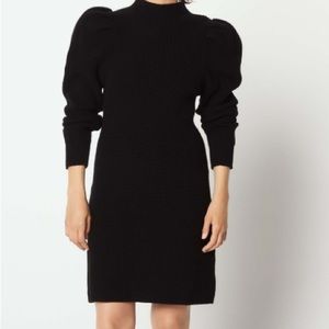 Sandro Knitted Dress Black size 36